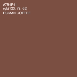 #7B4F41 - Roman Coffee Color Image